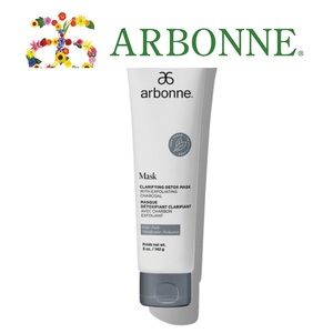 Arbonne Clarifying Detox Mask With Exfoliating Charcoal NWT